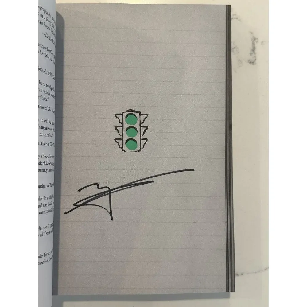Greenlights by Matthew McConaughey Autograph Book Signed Auto Paperback #7